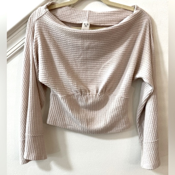 We the Free Wide Sleeve Cropped Top XS - Picture 1 of 7